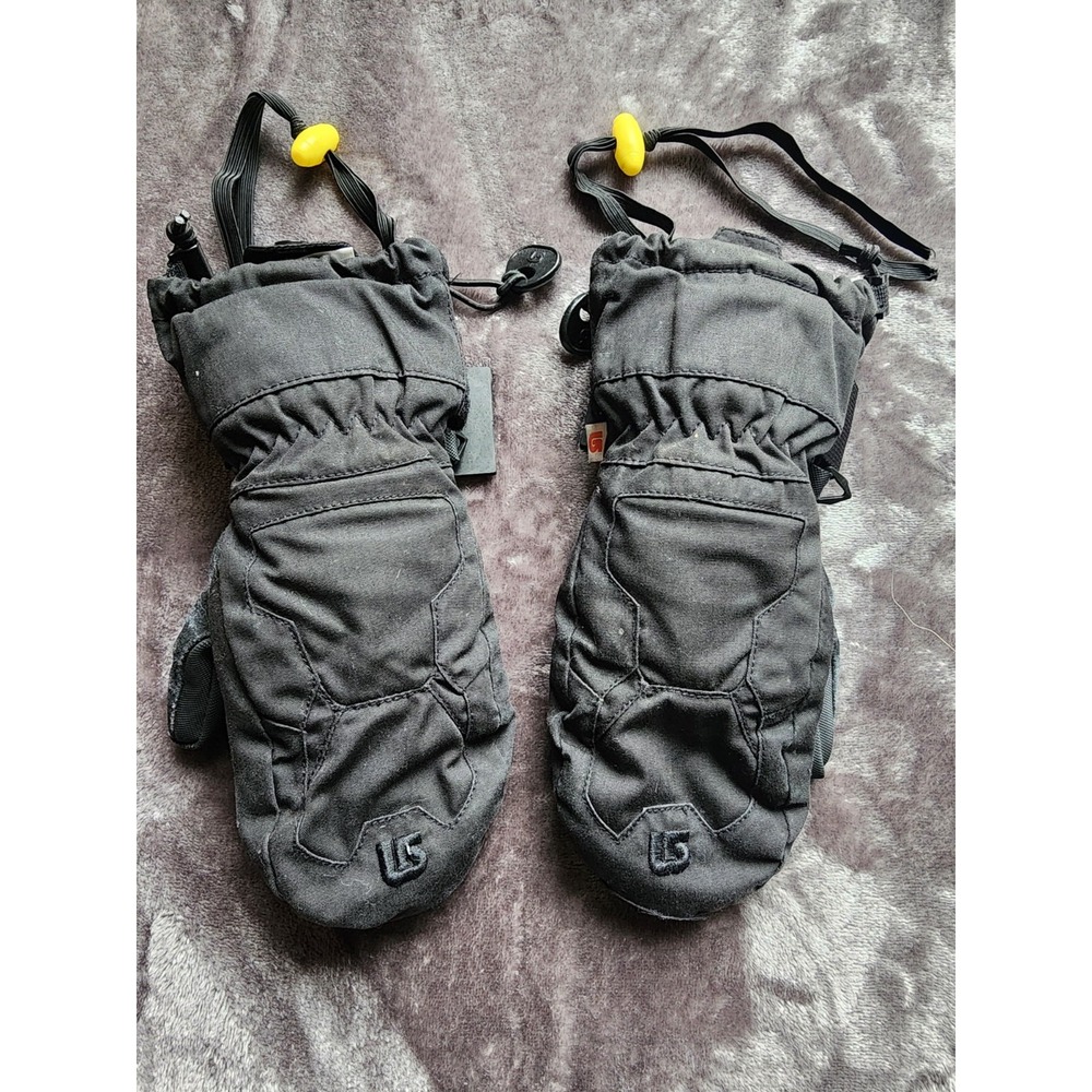 Burton Support Mitt Black Winter Snowboard Ski Mittens Unisex Medium